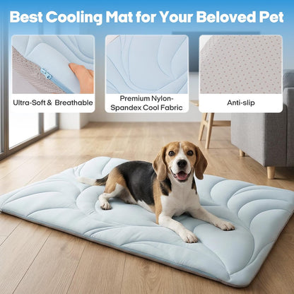Ultimate Dog Cooling Mat 5.0 with Built-In Ice Pack – Stay Cool for Hours!