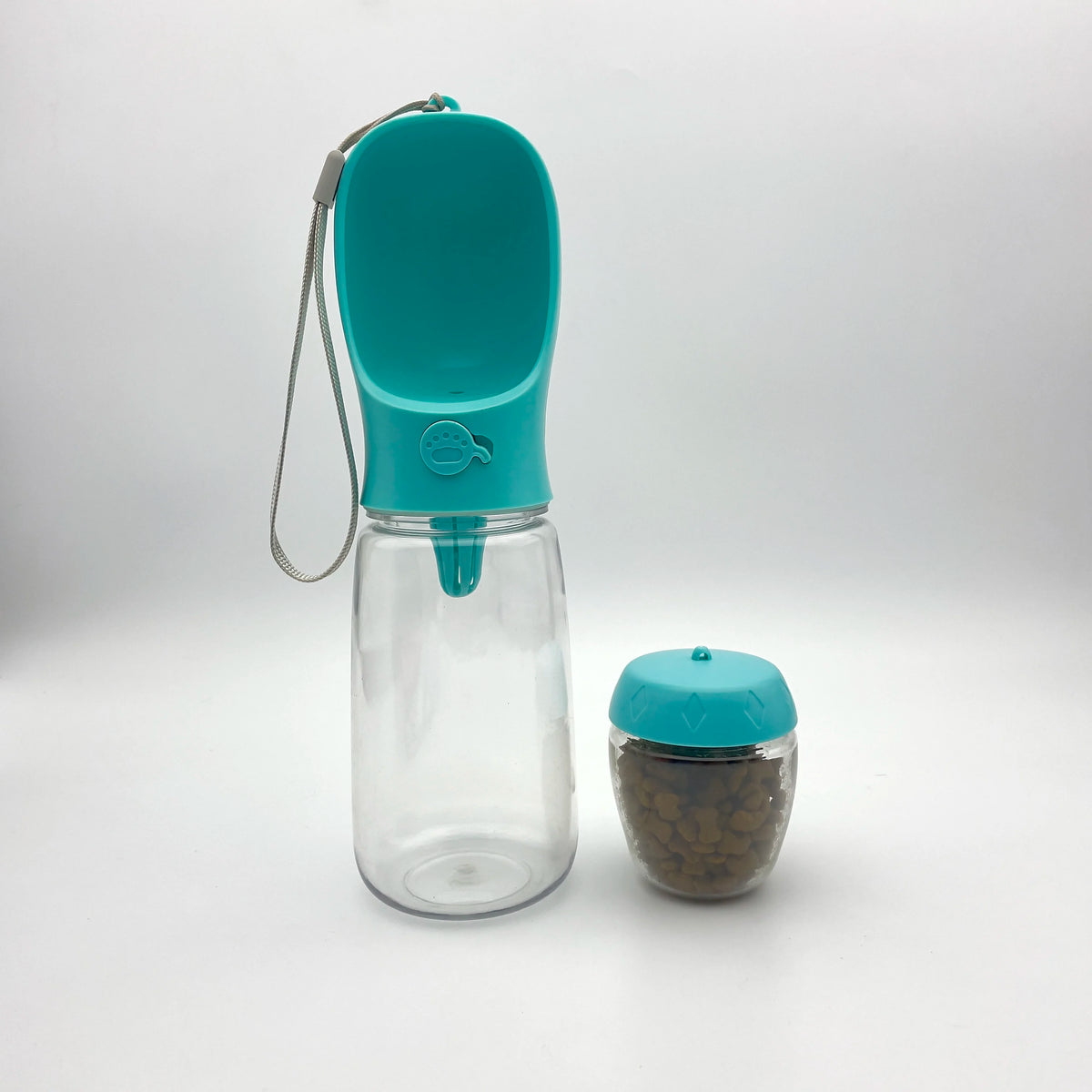 Ultimate 2-in-1 Pet Travel Bottle: Water & Food On the Go!