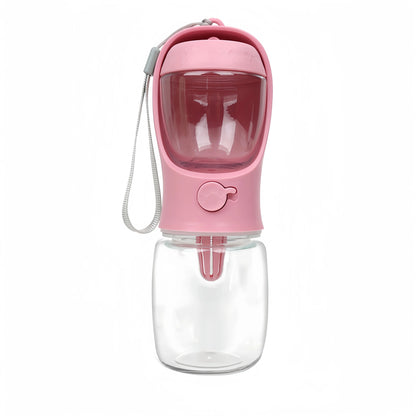 Ultimate 2-in-1 Pet Travel Bottle: Water & Food On the Go!