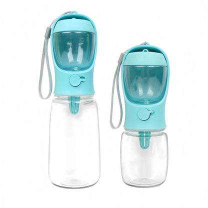 Ultimate 2-in-1 Pet Travel Bottle: Water & Food On the Go!